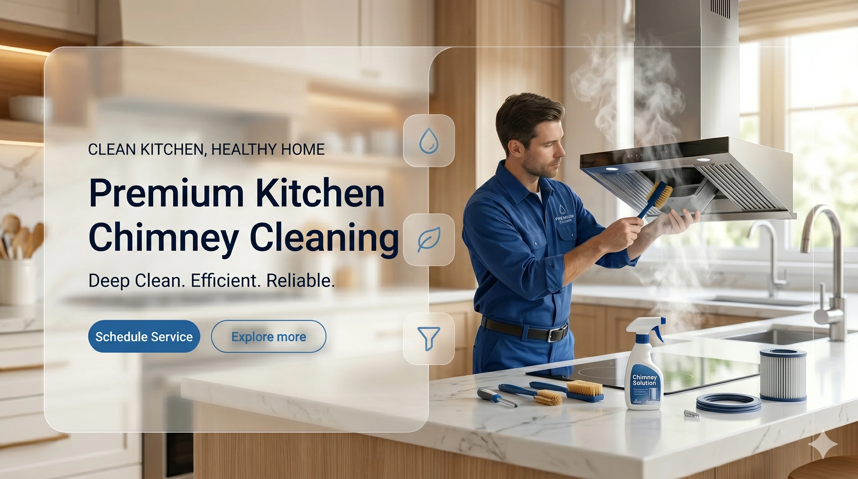 Kitchen Chimney — book a doorstep service with Click2Delhi